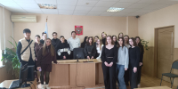 Студенты Орского технического техникума посетили суд в рамках мероприятия «Доступно о праве» - Октябрьский районный суд г. Орска
