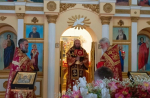 В НЕДЕЛЮ 2-Ю ПО ПАСХЕ ЕПИСКОП ОРСКИЙ И ГАЙСКИЙ ИРИНЕЙ ВОЗГЛАВИЛ БОЖЕСТВЕННУЮ ЛИТУРГИЮ В ПАНТЕЛЕИМОНОВСКОМ ХРАМЕ ОРСКА