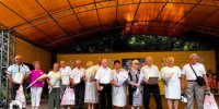 В парке Строителей прошёл праздничный концерт, посвященный Дню семьи, любви и верности.  - Город Орск