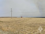Пожар в Беляевском районе. Фото ГУ МЧС по Оренбургской области