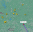 Самолет из Оренбурга на карте сервиса flightradar - Ural56.Ru