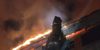 Во время пожара ночью 13.11 - Ural56.Ru