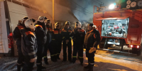 На месте пожара. Фото: Департамент пожарной безопасности и гражданской защиты Оренбургской области - Ural56.Ru