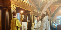 АРХИЕРЕЙСКАЯ ЛИТУРГИЯ В СВЯТО-ГЕОРГИЕВСКОМ КАФЕДРАЛЬНОМ СОБОРЕ - Орская Епархия