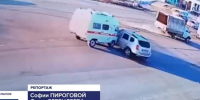 Кадр из видео в момент аварии. Видео: «ОРТ» - Ural56.Ru