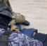 Кадр из видео задержания подозреваемого. Видео:  УМВД России по Оренбургской области - Ural56.Ru