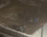 Стройка ночью в Оренбурге, фото: скрин с видео местных жителей