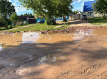 Состояние дороги в Бугуруслане на улице Красина, фото: местные жители