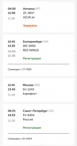 В Оренбурге задержали сразу 6 авиарейсов